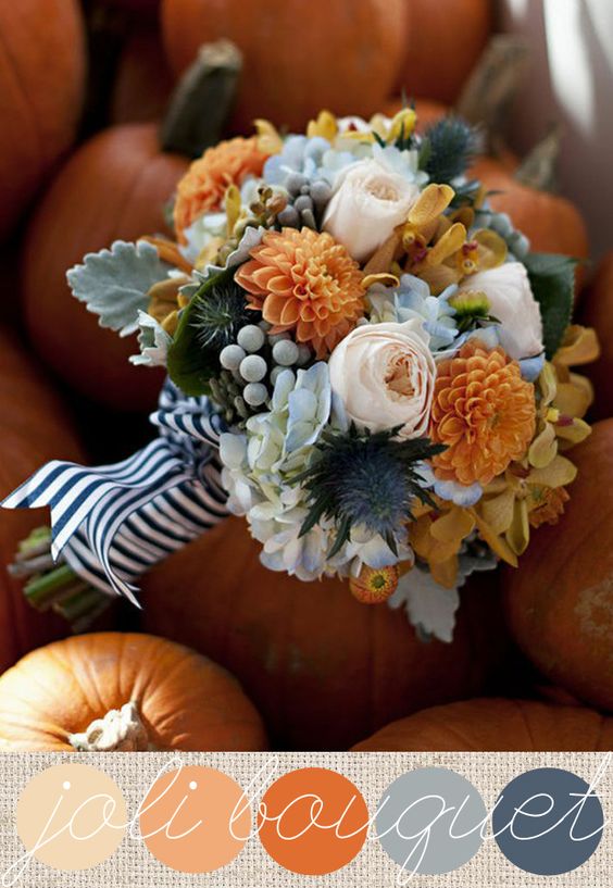 Pumpkin Wedding Bouquet